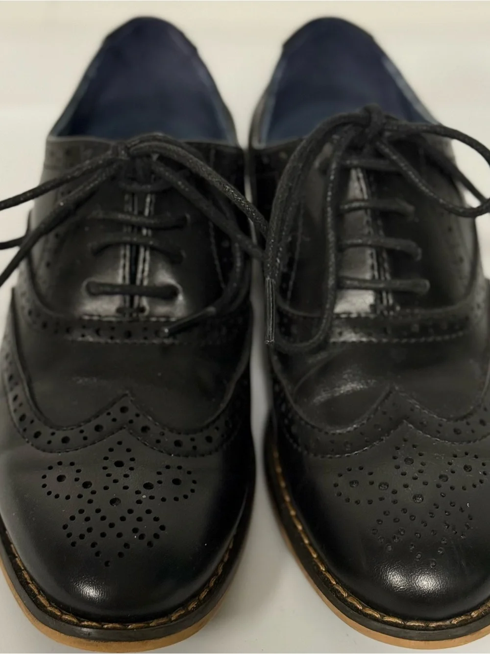 Boys' Bruno Marc Breathable Oxford Shoes Black Little Kid Size 1